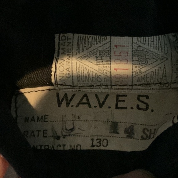 Vintage 1940s WAVES US Navy Overcoat WWII - Picture 10 of 14